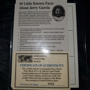 Jerry Garcia collectables stamps